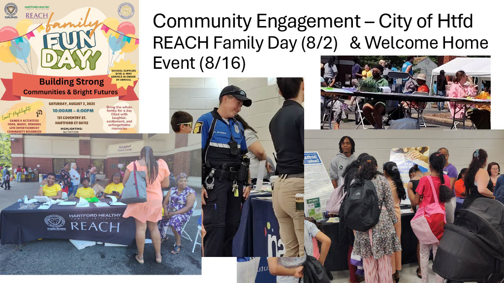 A2L 2025 - Community Engagement – City of Hartford - REACH Family Day & Welcome Home Event