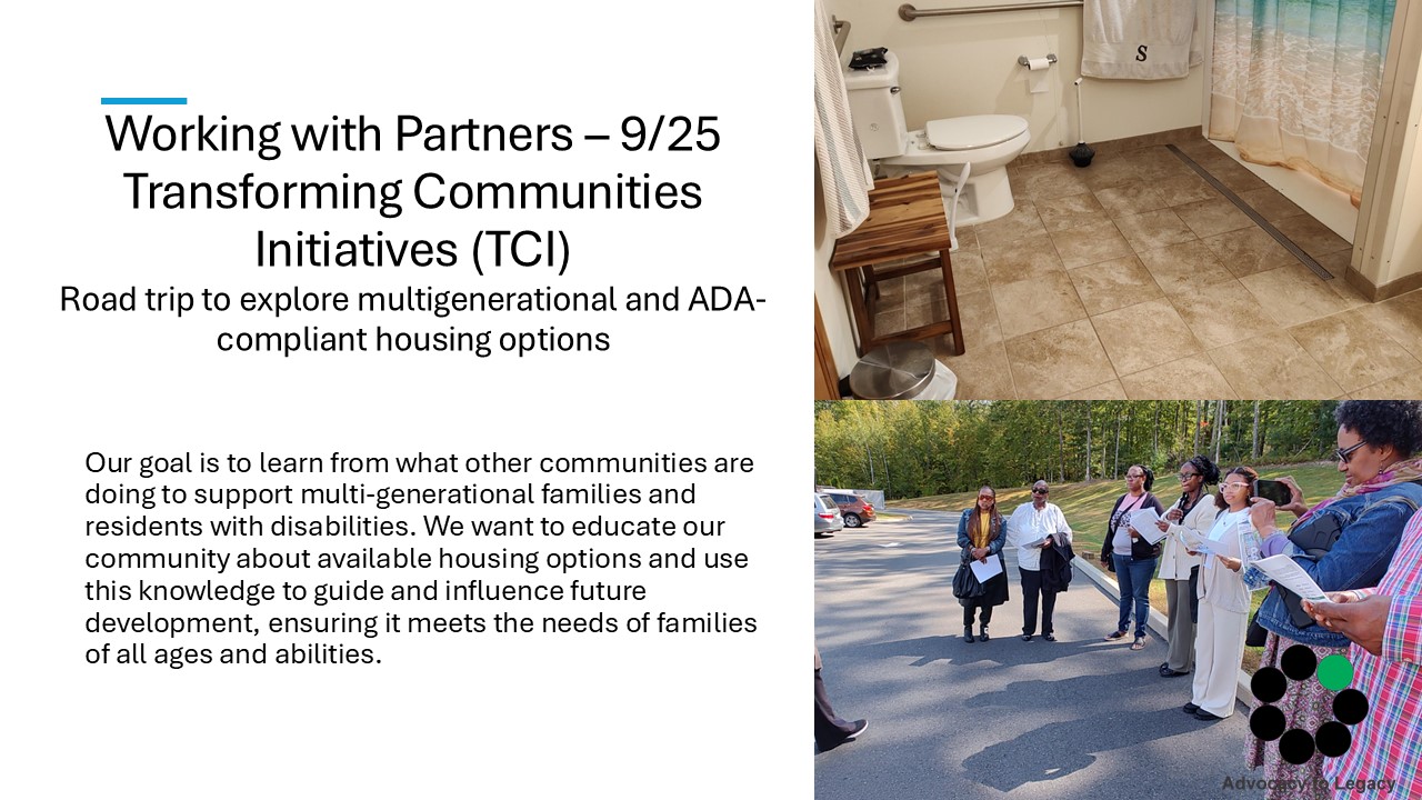 Working with Partners – 9/25 - Transforming Communities Initiatives (TCI)
