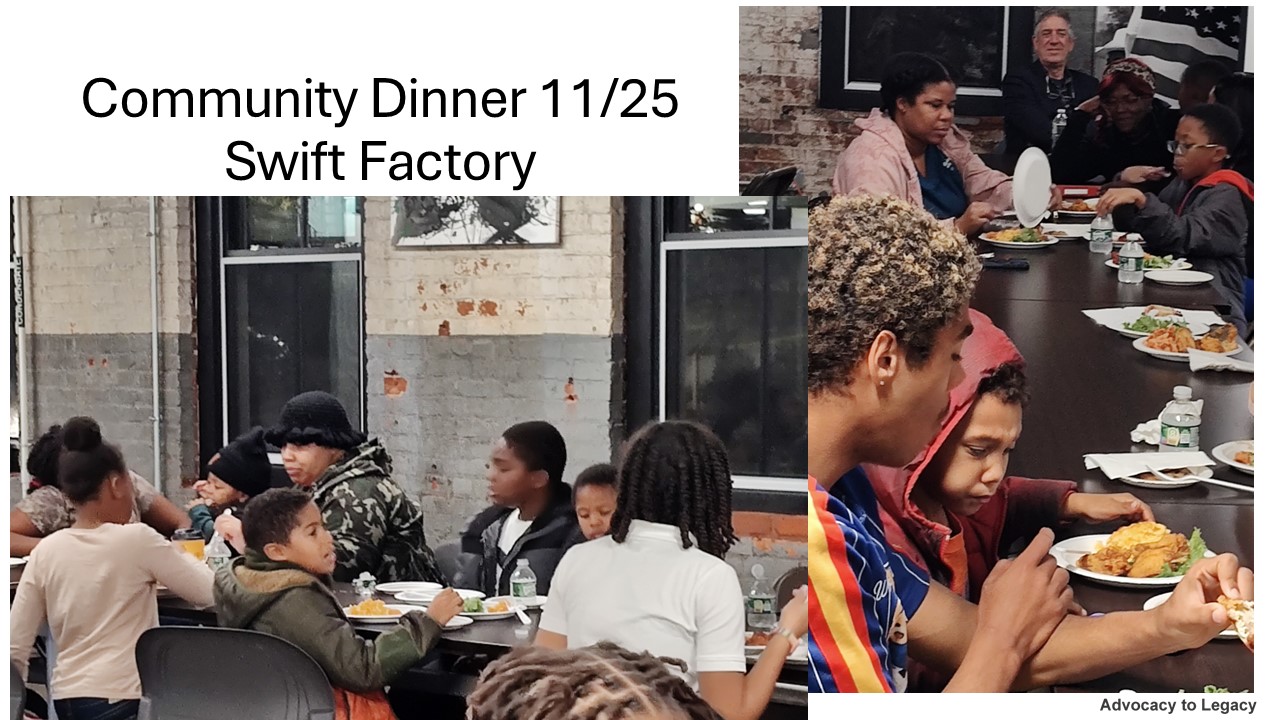 Community Dinner 11/25 - Swift Factory